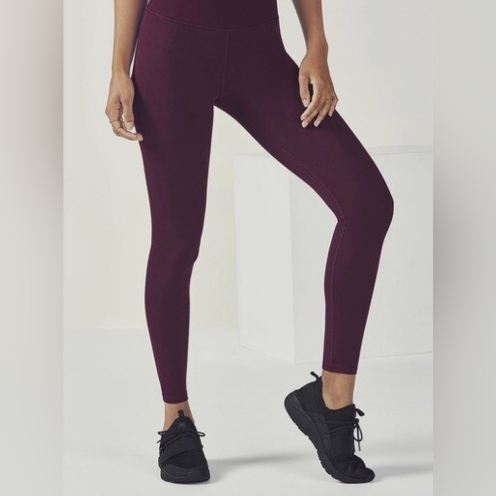 Fabletics Burgundy Leggings
